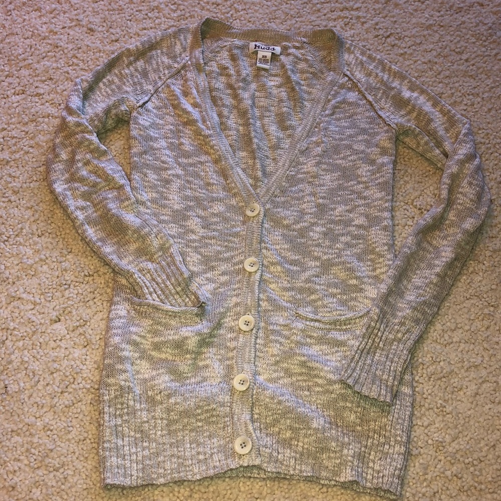 Cream Buttoned Cardigan